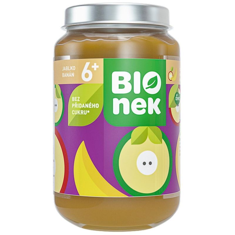BIOnek BIO Ovocný příkrm jablko a banán