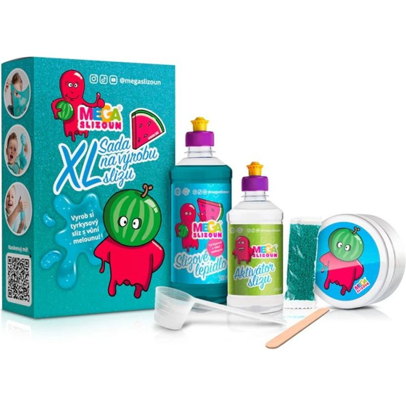 Megaslizoun sada na výrobu slizu XL, tyrkysová