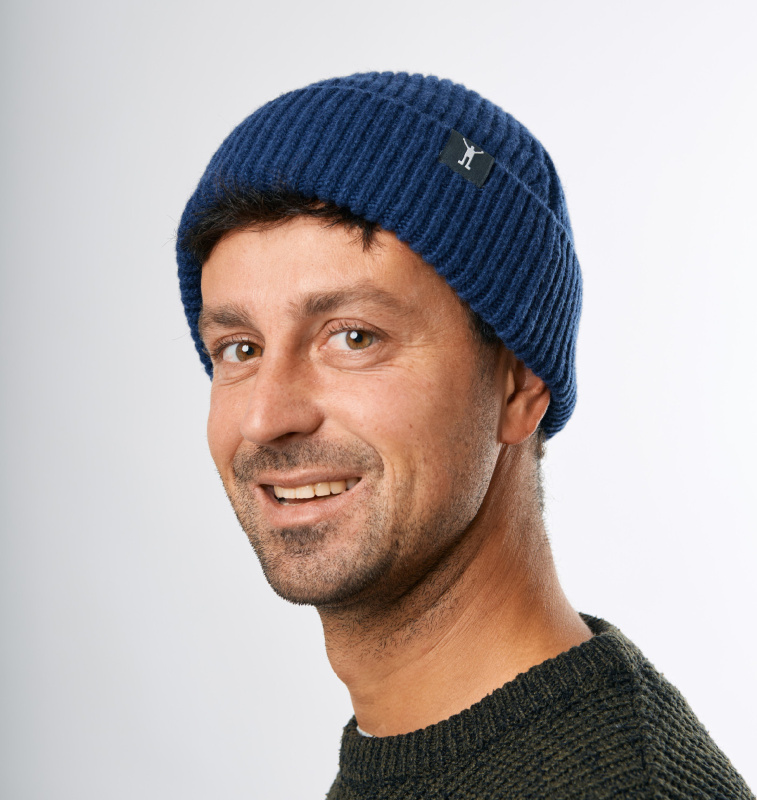 Merino beanie NORTHMAN 1:1 tmavě modrá Barva: tmavě modrá