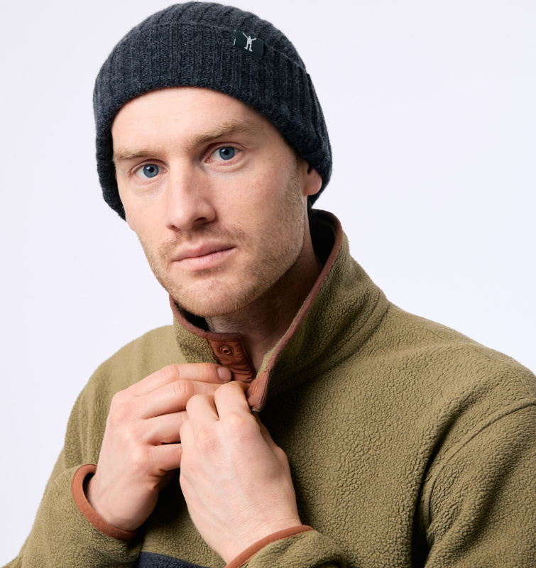 Merino beanie NORTHMAN 2:2  tmavě šedá Barva: Antracit