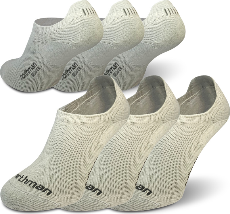 Merino multisport ponožky NORTHMAN Mini Ultralight 3-pack šedá Velikost: 45-47