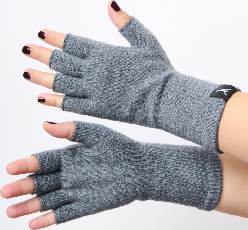 Podzimní bezprsté merino rukavice NORTHMAN Fiske světle šedé Velikost: L/XL