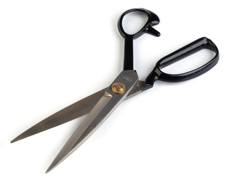 CEO klasické krejčovské celokovové nůžky CEO J773, s pogumovanou rukojetí, délka 23cm (9")
