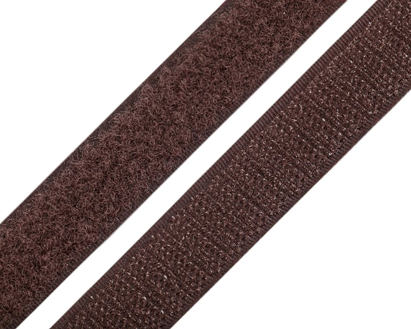 Stoklasa Suchý zip háček + plyš 740843/161 hnědý, šířka 2cm (v metráži)