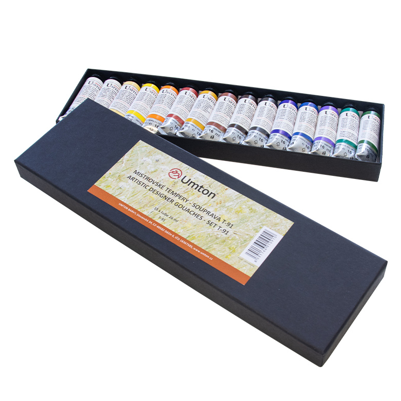 Temperové barvy souprava 15x16ml