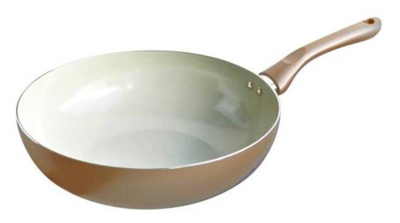 Pánev WOK Toro 263862/CH / Ø 28 cm / keramika/hliník / champagne/bílá Varianta: ivi1