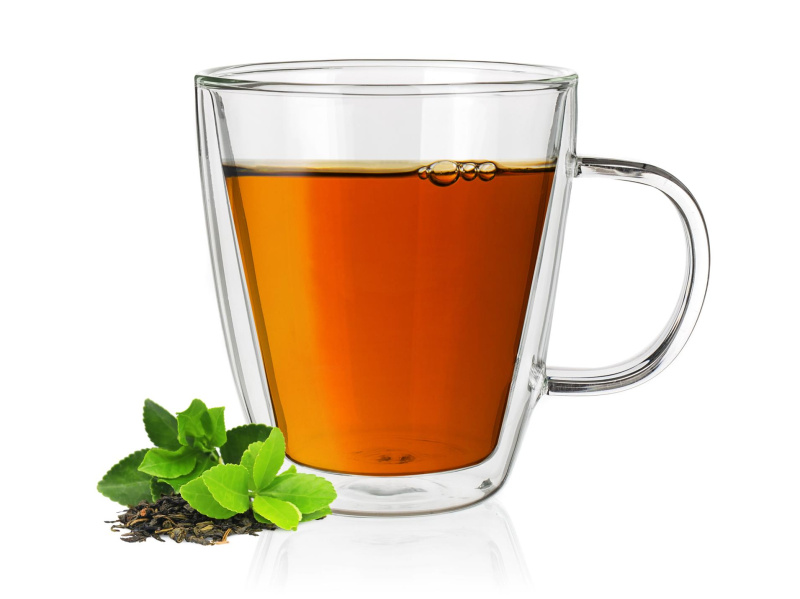 Sklenice s uchem Latté, borosilikátové sklo,300 ml