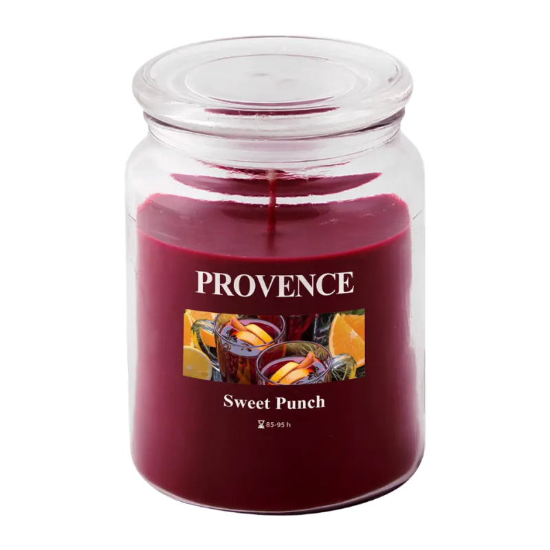 Provence Vonná svíčka ve skle Sladký punč