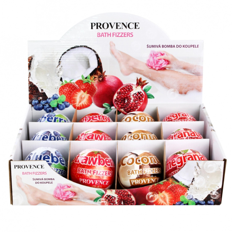 Provence Šumivá bomba do koupele mix vůní 180 g