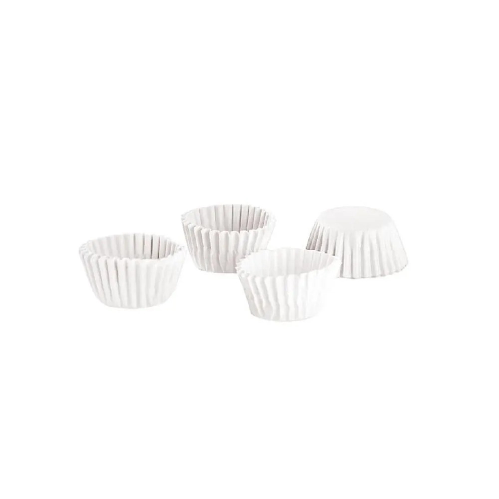 Toro Papírové košíčky na mini muffiny bílé, 2,5 x 1,5 cm, 200 ks