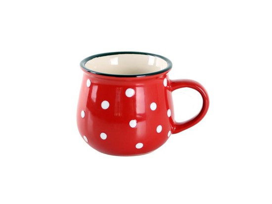 Sada keramických hrnků PUNTÍK 390 ml 2 ks