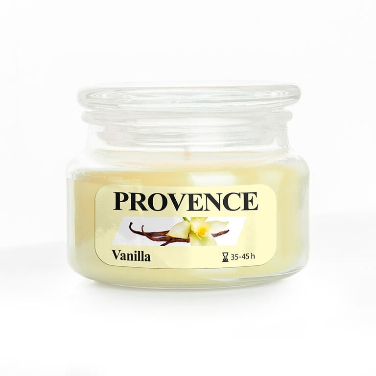 Provence Svíčka ve skle s víčkem Vanilka 200 g