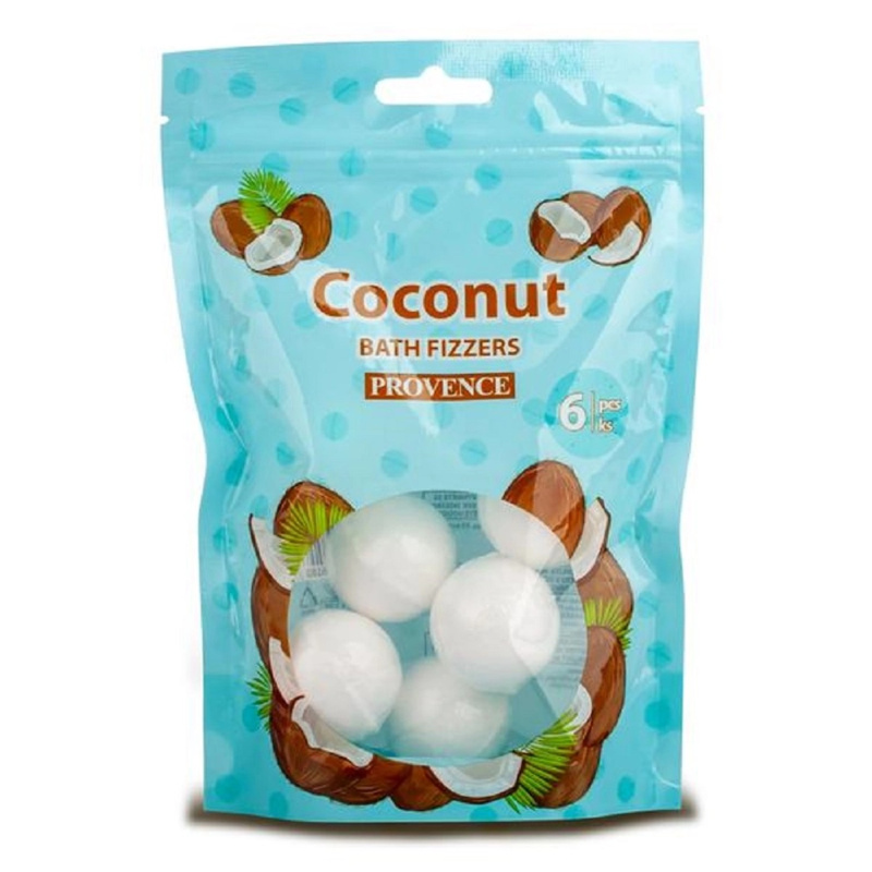 Provence Šumivá bomba do koupele Kokos 6x20 g