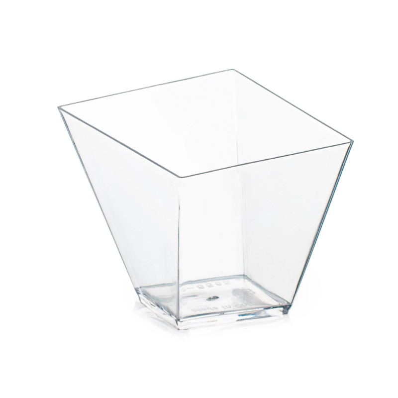 Pohárek na panna cottu, plast, 6,5 x 6 x 6,8 cm, 100 ml, 6 ks