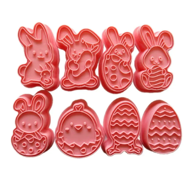 Toro Sada vykrajovátek velikonoční plastová 4-6 cm, 8 ks