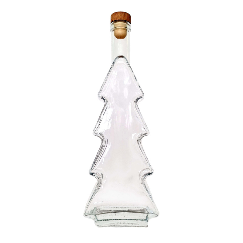 Toro Skleněná lahev ve tvaru vánočního stromku 500 ml