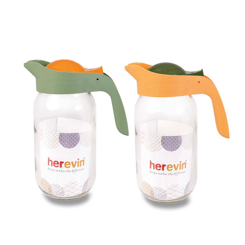 Skleněný džbán s víkem - 1000 ml