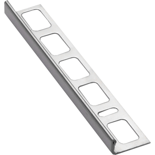 Lišta ukončovací "L" Havos lesk, nerez, délka 250 cm, výška hrany 12,5 mm, NRZ12250