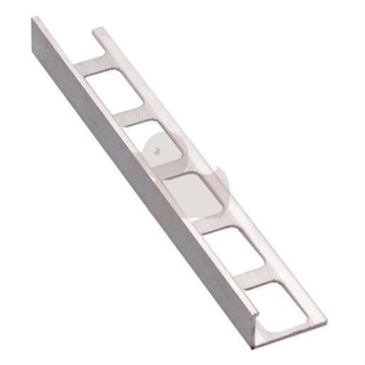 Lišta ukončovací "L" Havos chrom, hliník elox, délka 250 cm, výška hrany 8 mm, ALE8250