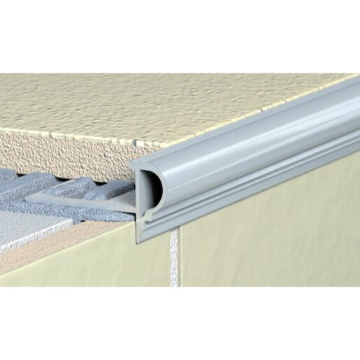 Lišta schodová "dekorační" Havos, hliník, délka 250 cm, výška hrany 10 mm, ALD10250