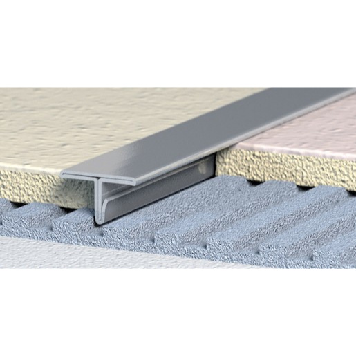 Lišta dělící "T" Havos pololesk, nerez, délka 250 cm, výška hrany 9 mm, NRZT14250