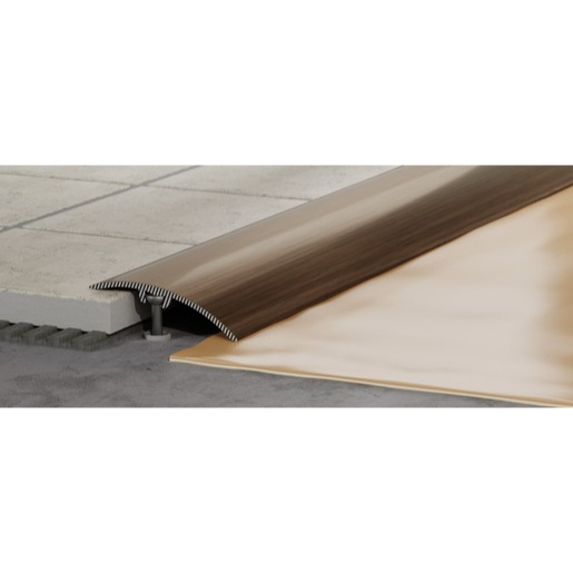 Lišta přechodová Havos dřev. ořech, hliník, délka 90 cm, LPS3OR90