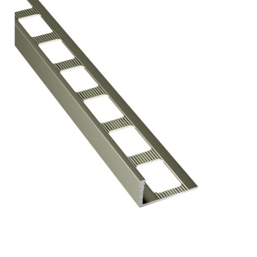 Lišta ukončovací "L" Havos champagne, hliník elox, délka 250 cm, výška hrany 11 mm, ALECH11250