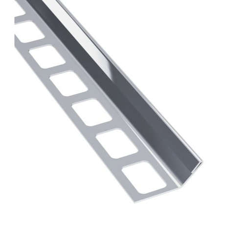 Ochranný profil pro kamenický roh Havos lesk, nerez, délka 250 cm, výška hrany 10 mm, KRNRZ10250