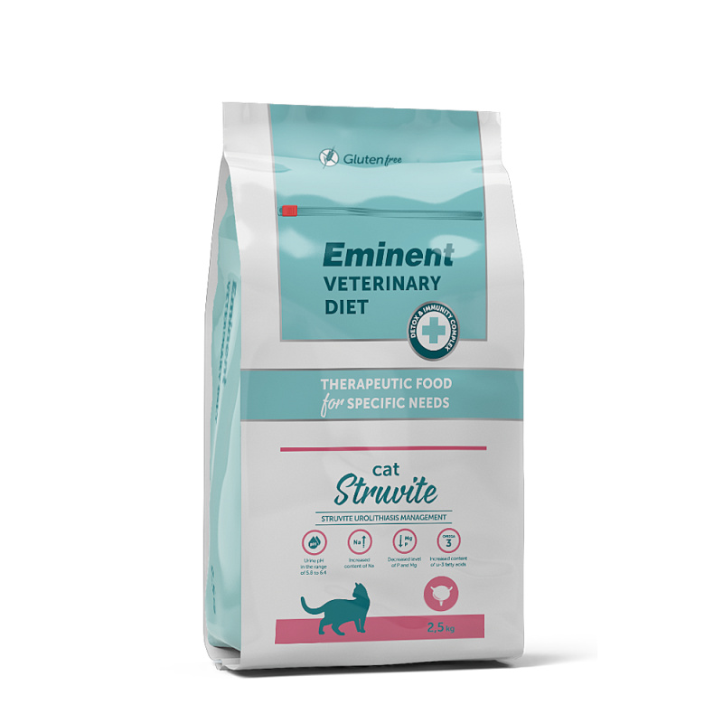 Tekro s.r.o. Eminent Cat Diet Struvite 2,5kg
