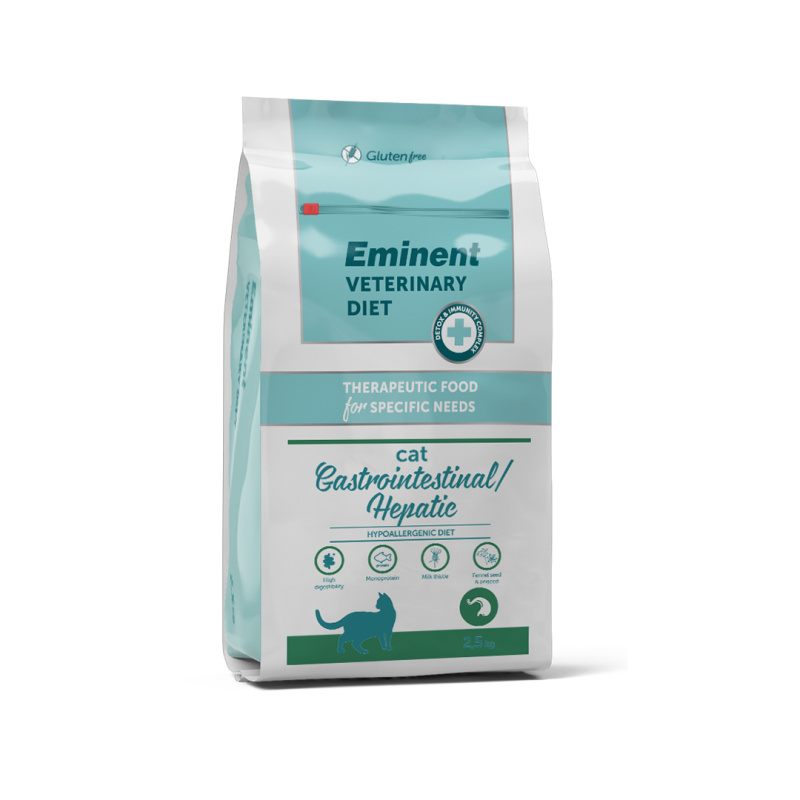 Tekro s.r.o. Eminent Cat Diet Gastrointestinal/Hypoall/Hepatic2,5kg