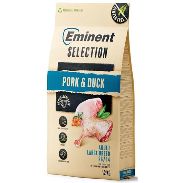 Eminent Selection Adult Large Breed Pork&Duck 12 kg