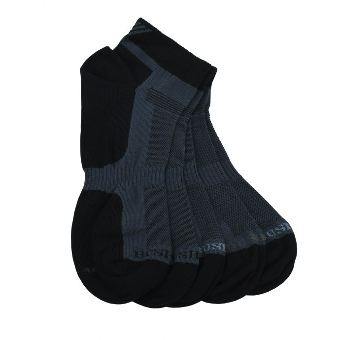 Bushman Pánské i dámské ponožky Short Set 2,5 černé 39-42