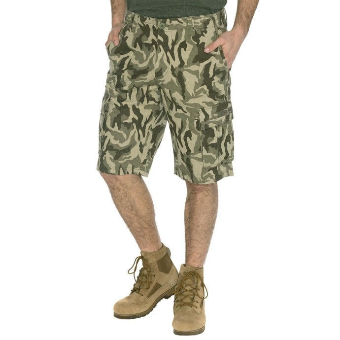 Bushman Pánské kapsáčové kraťasy Trooper II, tmavá khaki 62