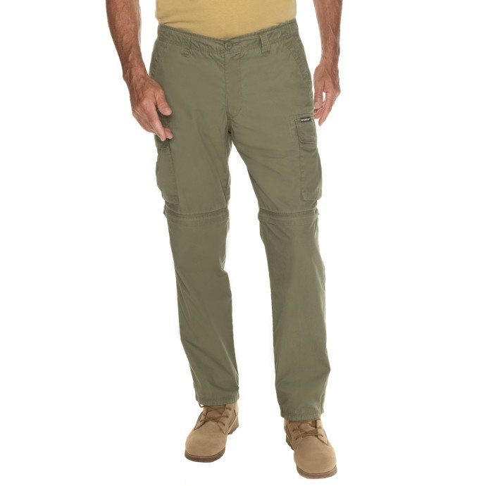 Bushman Pánské odepínací kalhoty Wasco II zip off, khaki 60