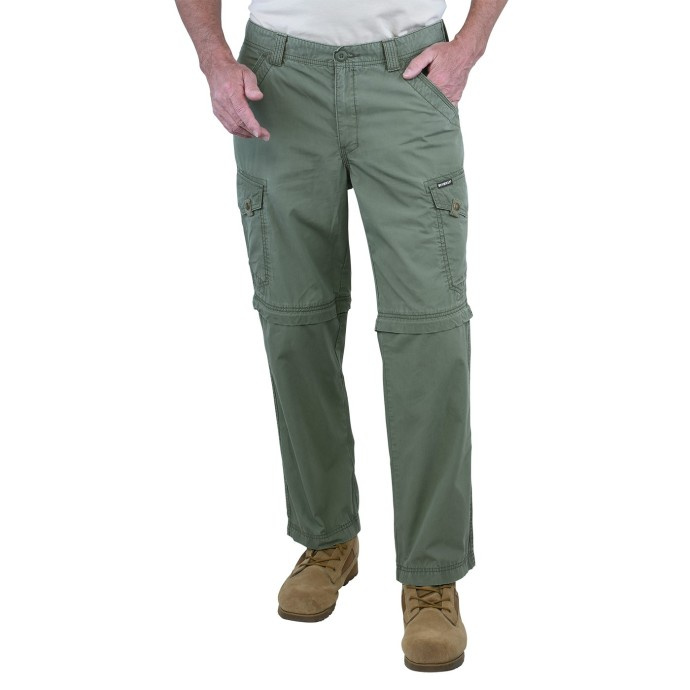 Bushman Pánské odepínací kalhoty Sanford zip off, khaki 52P