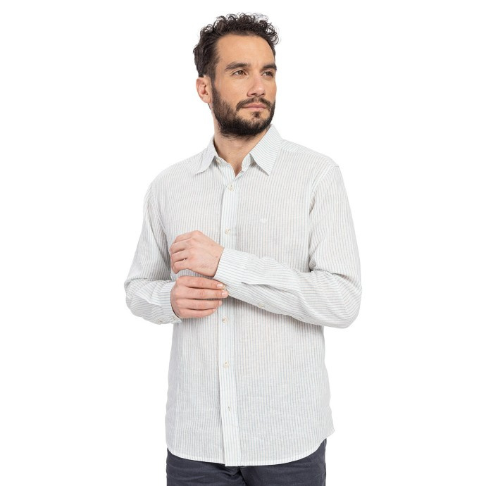 Bushman Pánská lněná košile Salwin, modrá S