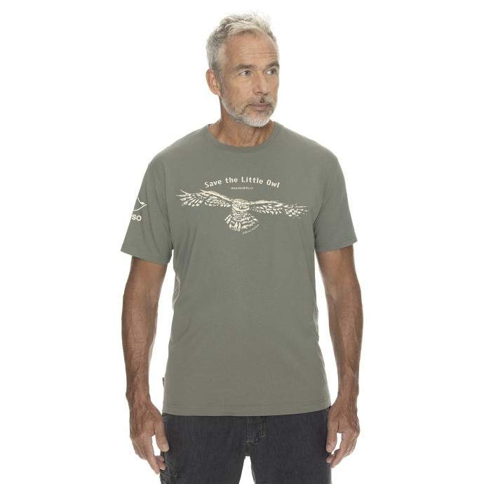 Bushman nadační tričko ČSO sýček, khaki XXXXL