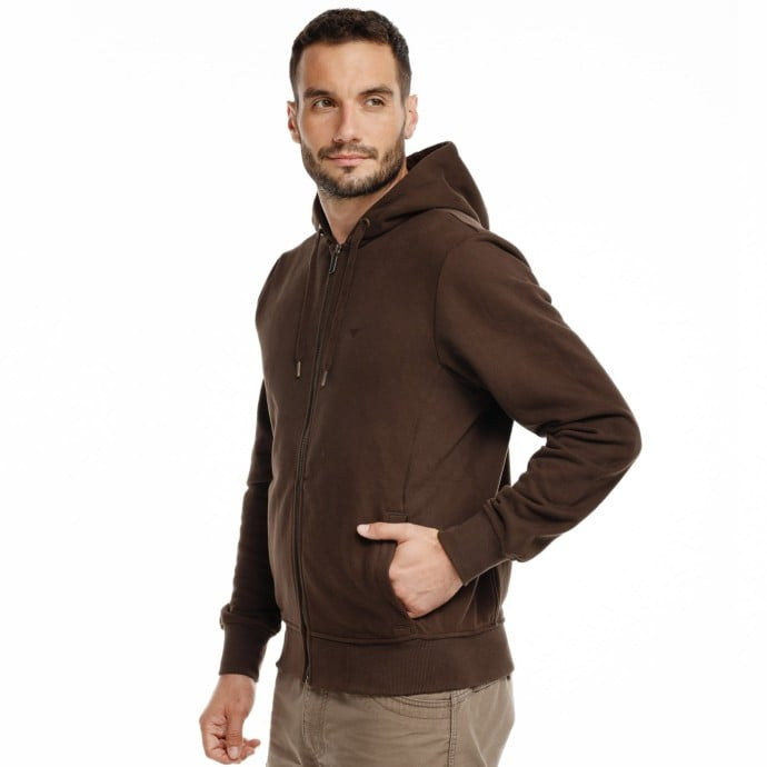 Bushman Pánská mikina Lynn, tmavě hnědá XXXL