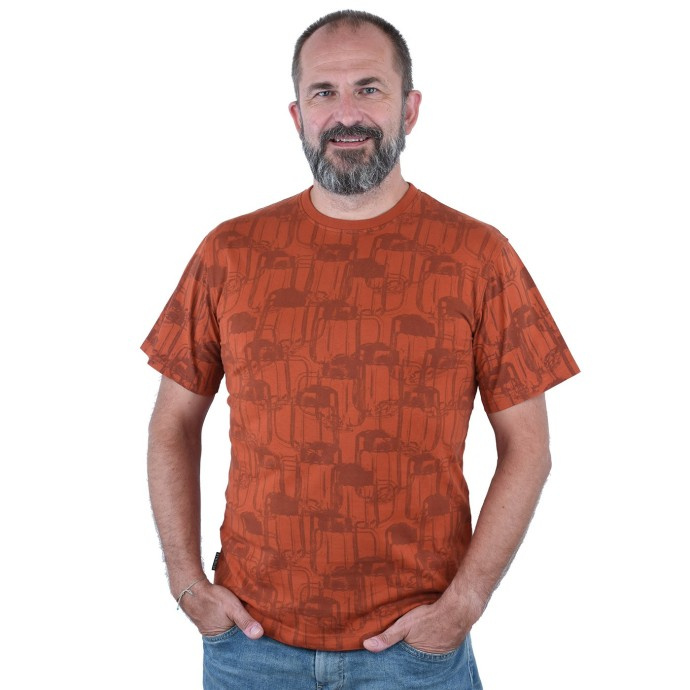 Bushman Pánské tričko Robson, terracotta S