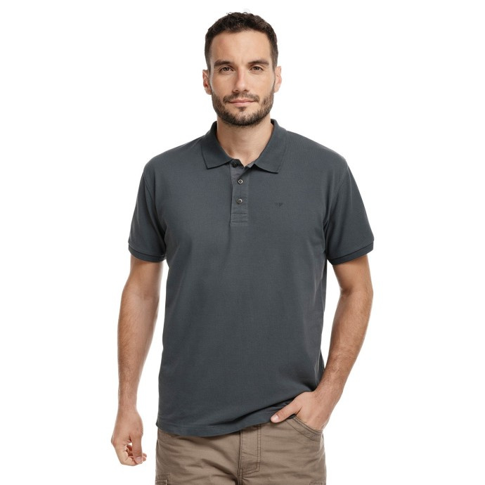 Bushman Pánské tričko Havre, tmavě šedé XL