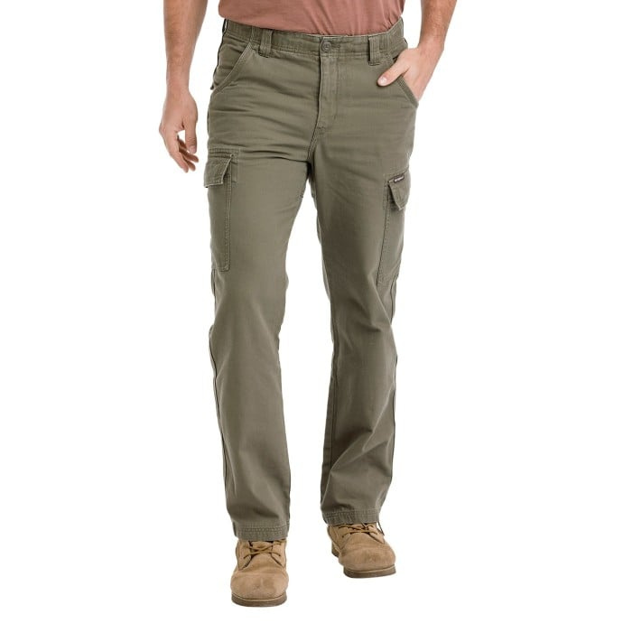 Bushman Pánské kapsáčové kalhoty Klawer, tmavá khaki 46
