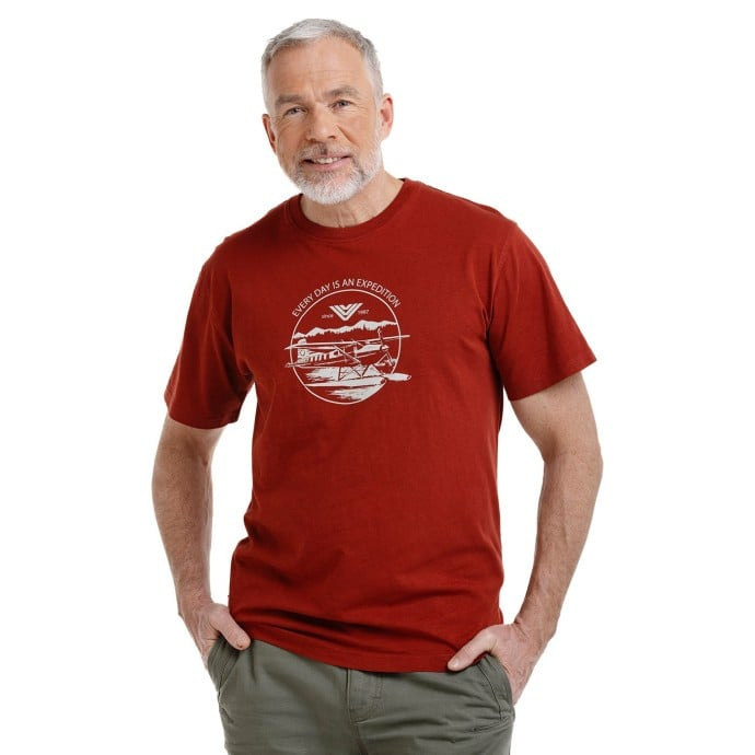 Bushman Pánské tričko Lukulu, terracotta M