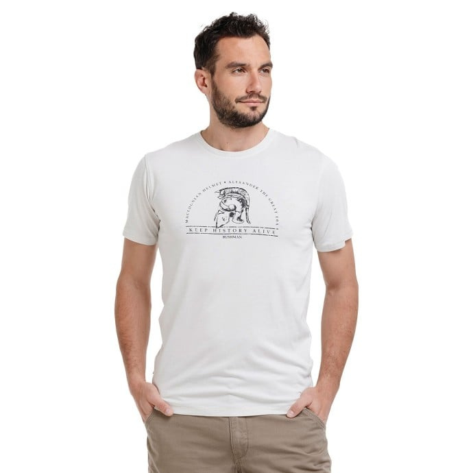Bushman Pánské tričko Cambi, stone XXXL