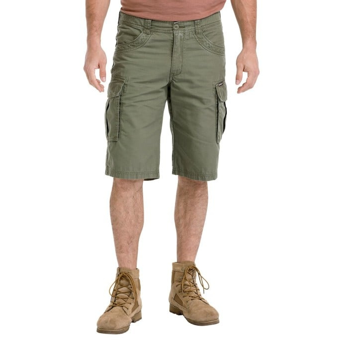 Bushman Pánské ripstopové kraťasy Erwee, tmavá khaki 54