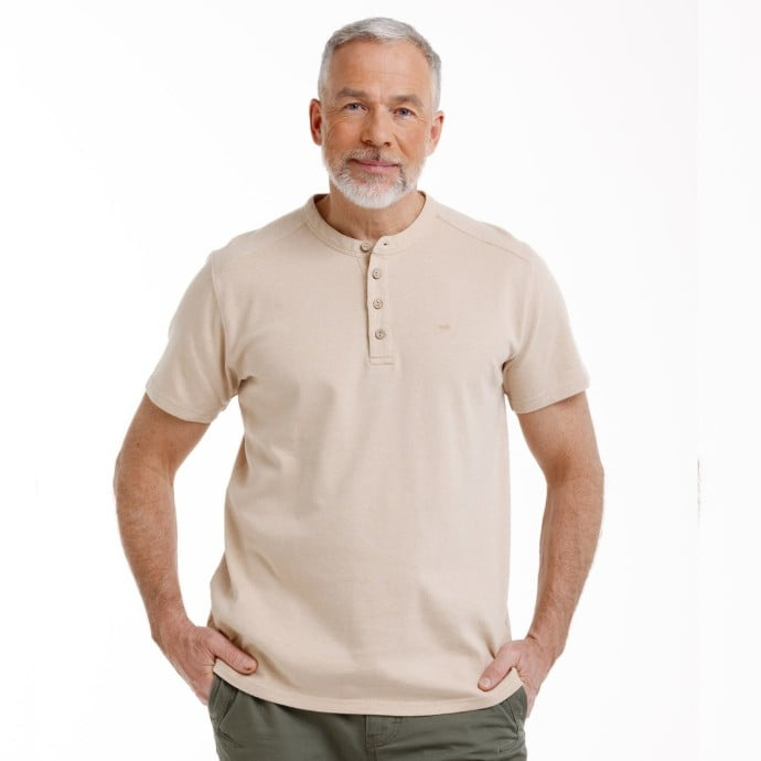 Bushman Pánské tričko Gutu, pískově hnědé XXL