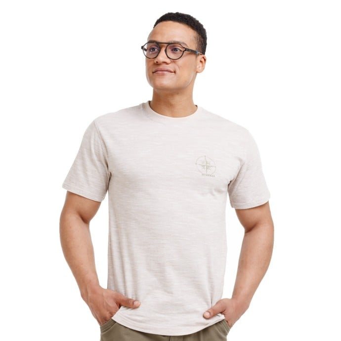 Bushman Pánské tričko Reo, písčitě hnědé M