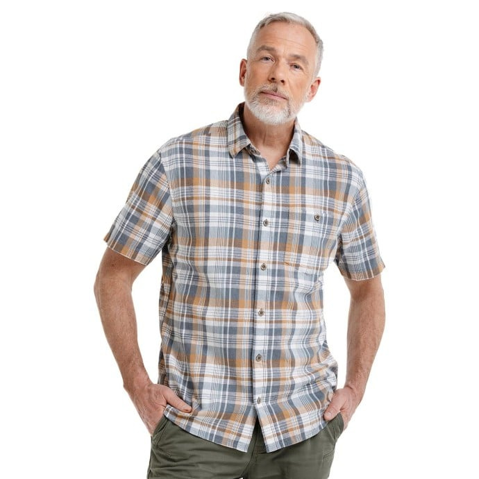 Bushman Pánská lněná košile Yopal, camel M