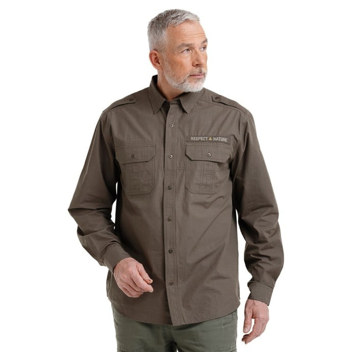 Bushman Pánská košile Sibut, khaki XXL