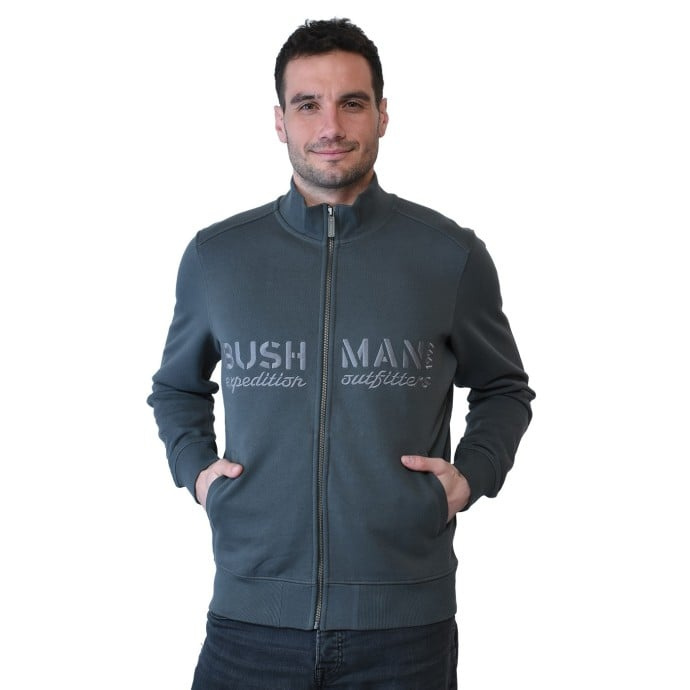 Bushman Pánská mikina Toress, tmavě šedá XXXXL