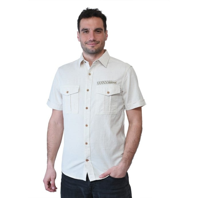 Bushman Pánská košile Kang, krémová XL